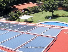 Solar water heating تسخين المياه بالطاقة الشمسية
