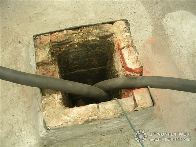 تركيب خزان السباكة والتدفئة لمنظومة التدفئة الشمسية (5)