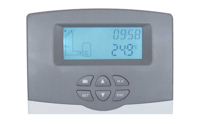 وحدات تحكم بالطاقة الشمسية SR288 لسخان الماء الشمسي المضغوط المضغوط p1.1