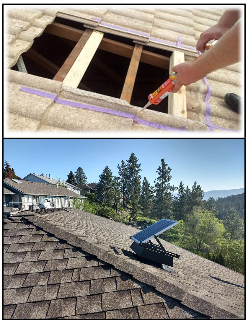 20W مروحة تنفيس العلية الشمسية للمنزل- p3.1-2