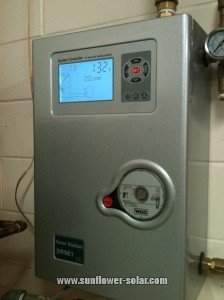 محطة عمل لمجمع الطاقة الشمسية