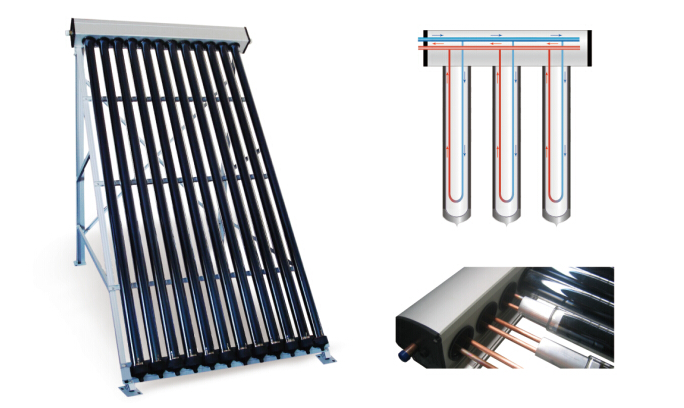 U型管集热器