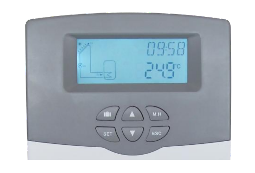 SR258 وحدات تحكم الطاقة الشمسية لسخان مضغوط سخان المياه بالطاقة الشمسية ، P1.1