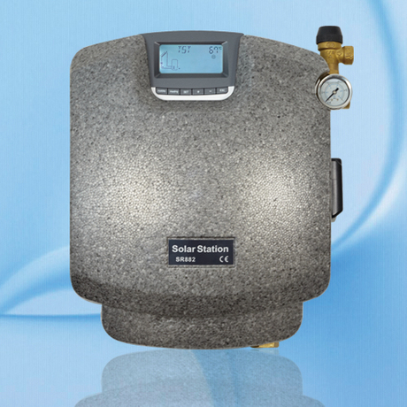 محطة عمل ومحطات ضخ تعمل بالطاقة الشمسية